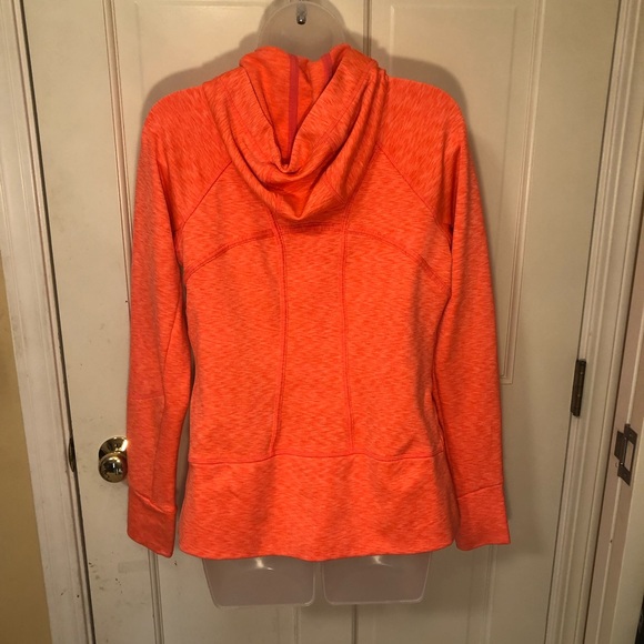 Athleta Athletic Zip Up Jacket Orange Size Medium - Picture 2 of 11